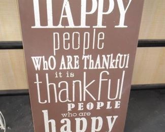Thanksgiving sign