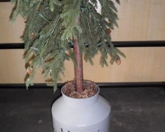 Christmas tree with lights