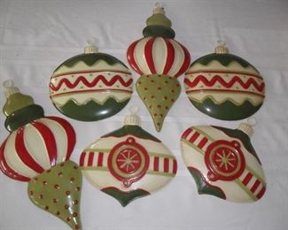 Southern Living at Home Ornaments set of 6 