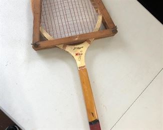 Vintage sports equipment......
