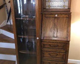 Curio cabinet with storage....