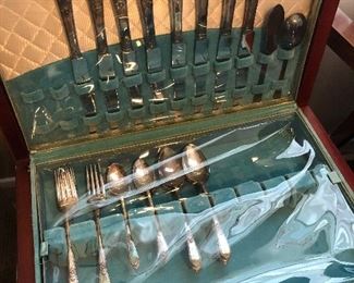 Rogers Bros “Adoration” flatware set