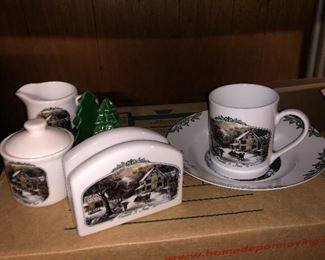 Christmas dish set