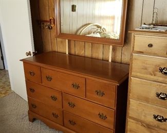 Credenza Dresser with Mirror by Imperial Furniture Co. 