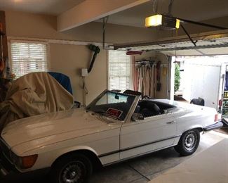 1985 Mercedes 380SL, 100k miles. Don’t know price yet.