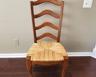 chairs (4): 43"h x 21"w x 23"d