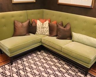 Small Sectional, Accent Pillows