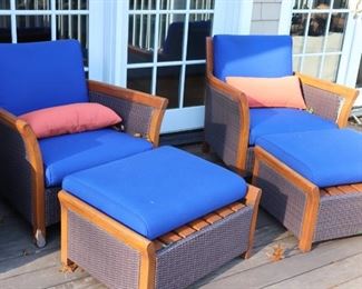 Porch Chairs & Ottomans