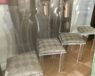 DINING CHAIRS SET OF 4k $600