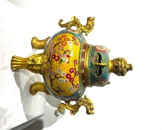 Cloisonne Incense Burner