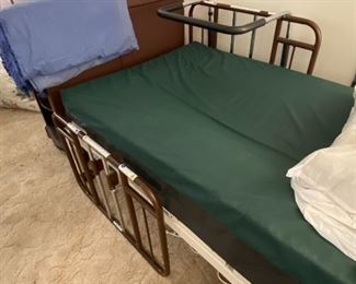 Electric medical bed with Span America mattress