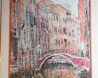Colorful Print Purchased in Venice