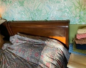 Pair of matching twin size sleigh beds