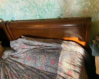 Pair of matching twin size sleigh beds