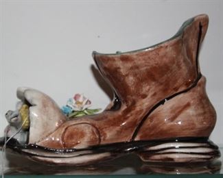 Italian ceramic shoe