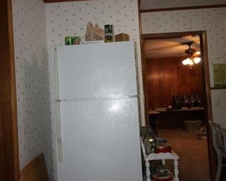 Very nice GE refrigerator, has ice maker to go with it, was never installed.