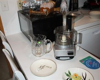 Sharp Microwave and cruisart food processor