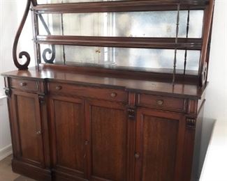 Antique buffet cabinet