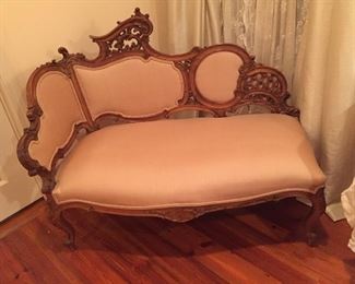 French rococo settee