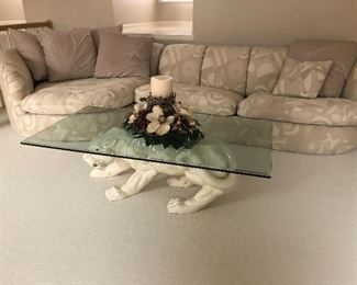 Sectional Sofa ,  Rossi Bros  Tiger CoffeeTable 