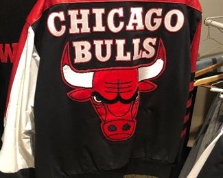 Chicago Bulls Leather Jacket  $150.00 