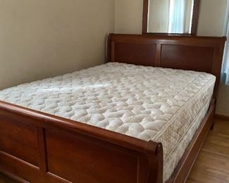 Bedroom Set (includes sleigh bed, nightstand, and dresser)