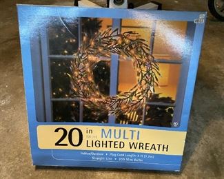 Lighted Wreath