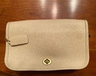 Vintage Leather Coach Bag