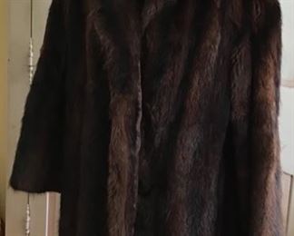 Mink coat. 