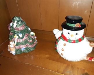 Vintage Christmas Tea Decatnters 