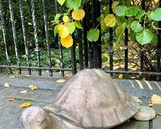 Item 7:  Sculpted Marble Turtle - 28" x 9":  $700