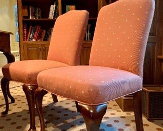 Item 231:  (2) Upholstered chairs - 22"l x 18.5"w x 38"h:  $345/Pair