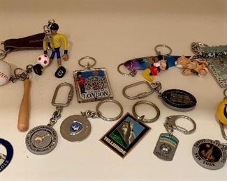 Item 236:  Lot of miscellaneous keychains:  $14