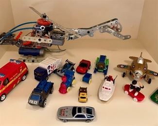 Item 237:  Lot of planes, trains, and automobiles:  $20