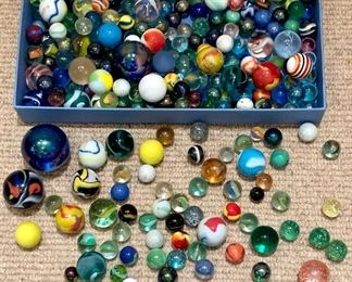 Item 154:  Lot of marbles:  $34
