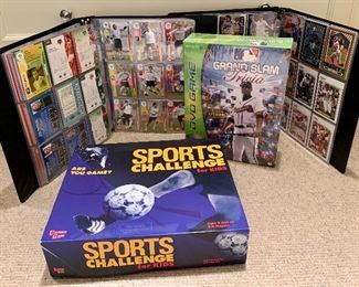 Item 155:  Lot of soccer cards and two games:  $34