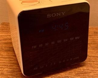 Item 244:  Sony AM/FM radio and alarm clock:  $25