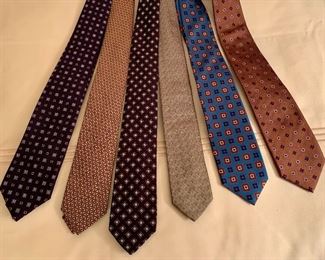Item 176:  (6) Massimo Bizzocchi ties:  $75 for all