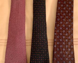 Item 183:  (3) Kiton Napoli ties:  $85