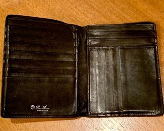 Item 189:  Loro Piana men's wallet- shows some signs of wear but still in good condition - "broken in":  $65