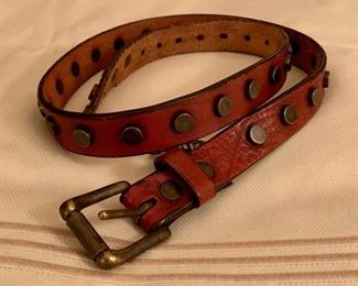 Item 343:  Brave Beltworks studded women's belt:  $28