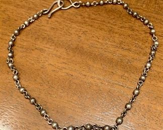 Item 337:  Sterling silver necklace:  $45