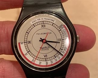 Item 197:  Swatch Pulsometer watch:  $20