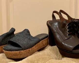 Item 355:  Stuart Weitzman & Marni shoes MARNI SHOES SOLD:  $25 per pair