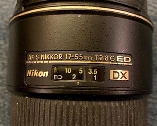 Item 464:  Nikon AF-S Nikkor 17-55 mm lens:  $350