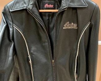 
Item 347: Indian Motorcycle Women’s Leather Coat
Size S: $150
