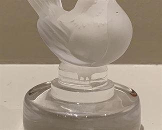 Lalique Bird Paperweight: $38