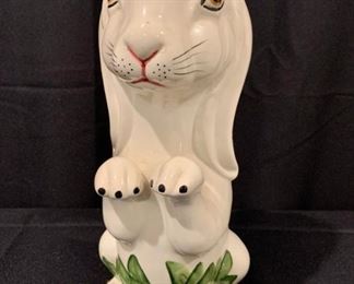 $60 - Mottahedeh Ceramic Rabbit Pitcher