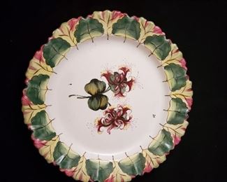 $30 - Atelier Soleil Hand Painted Faience Plate