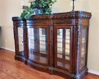 Gorgeous antique display cabinet